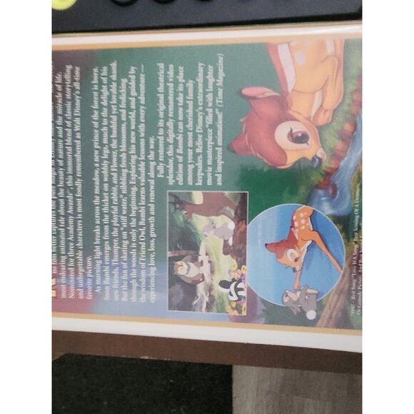 Bambi: 55th Anniversary Walt Disney's Masterpiece (VHS, Limited Edition) - Picture 4 of 4